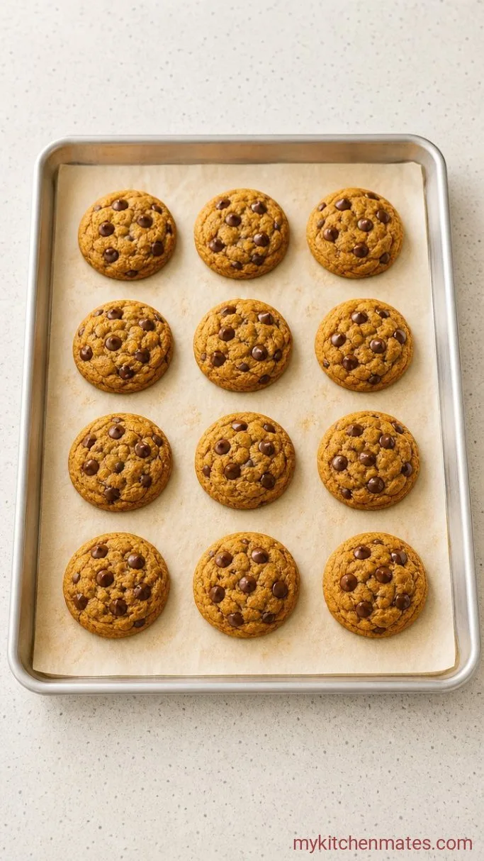 Soft Pumpkin Chocolate Chip Cookies Step 4: Bake the Cookies
