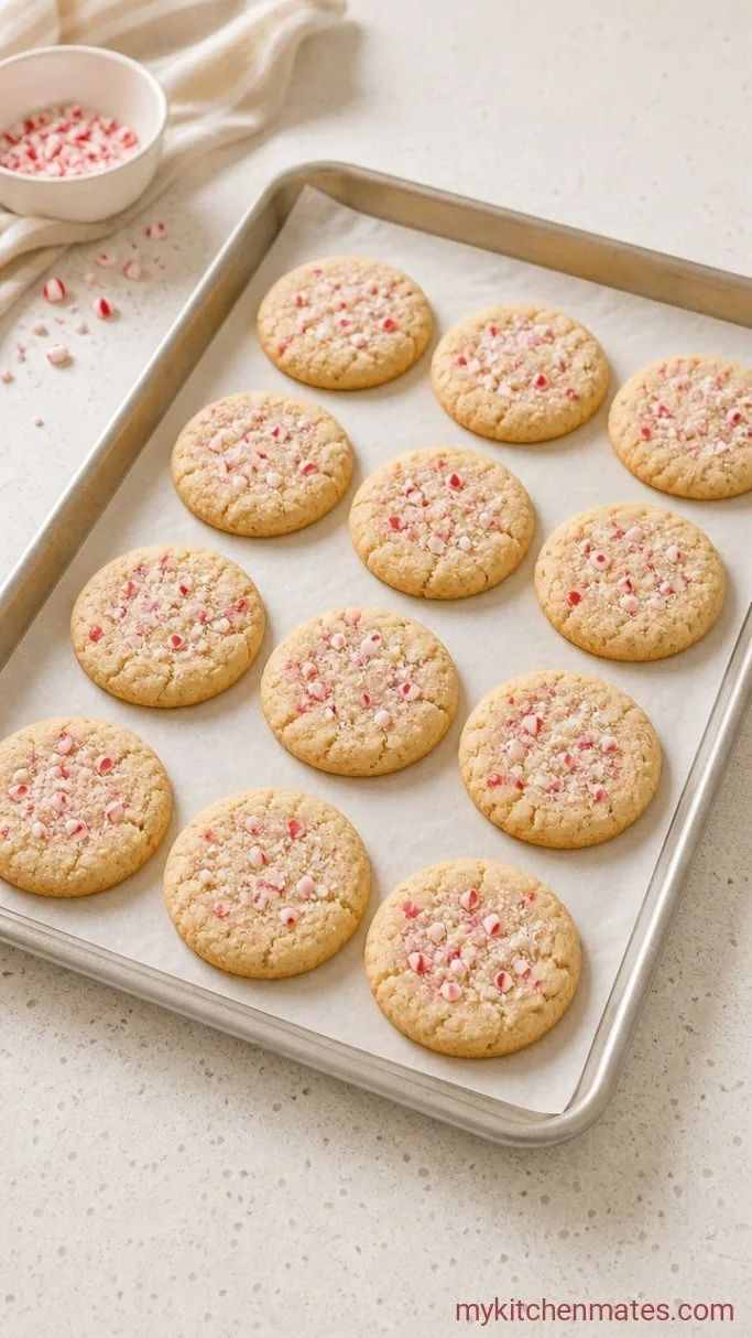 Soft Peppermint Sugar Cookies Step 4: Bake the Cookies