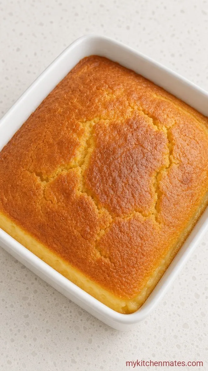 Step 4: Bake the Custard Cake