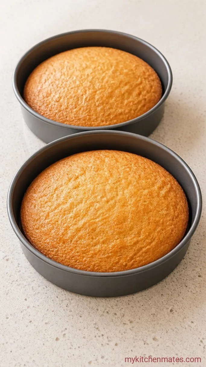 Old Fashioned Coconut Cake Step 4: Bake the Layers