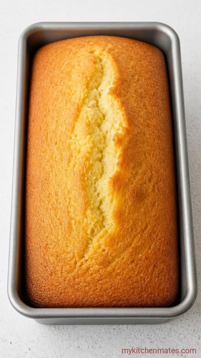 Moist Ritz Carlton Lemon Pound Cake (Just Like the Hotel Lobby) Step 4: Bake the Loaf