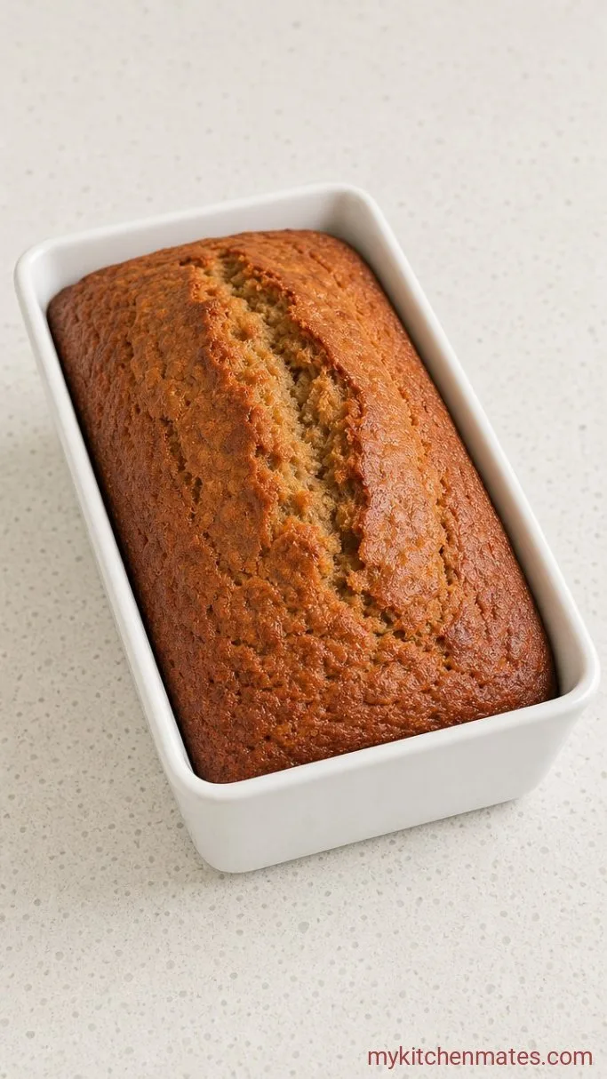 Applesauce Banana Bread That Stays Moist for Days Step 4: Bake the Loaf