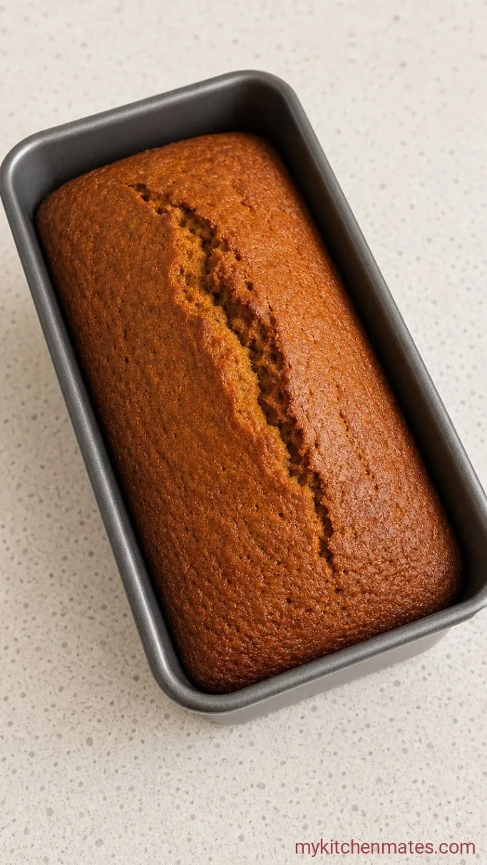 Moist Cottage Cheese Pumpkin Bread Step 4: Bake the Loaf