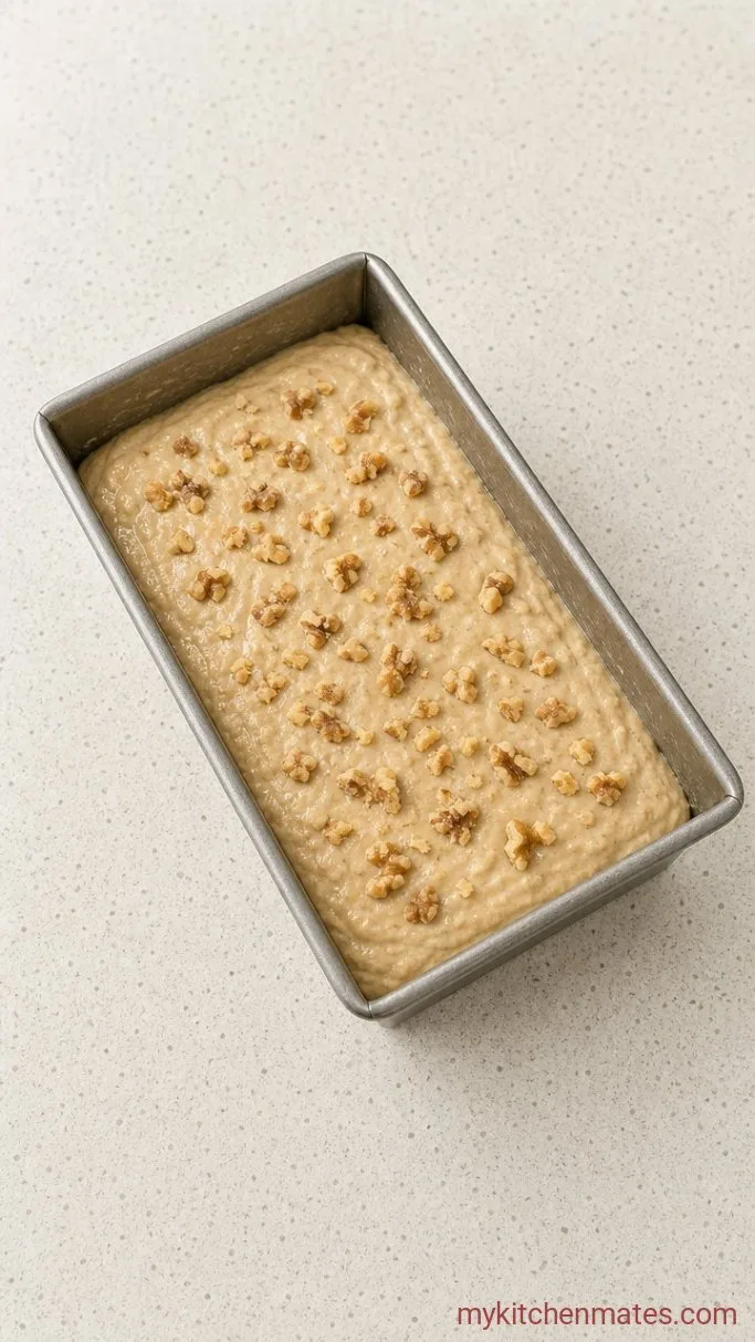 Martha Stewart's Banana Bread: Moist and Tender Every Time Step 4: Bake the Loaf