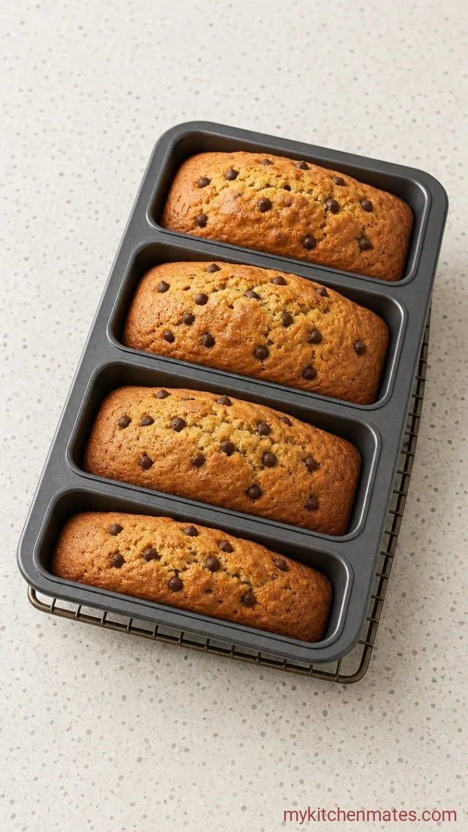 Quick and Moist Mini Pumpkin Bread Loaves Step 4: Bake the Mini Loaves
