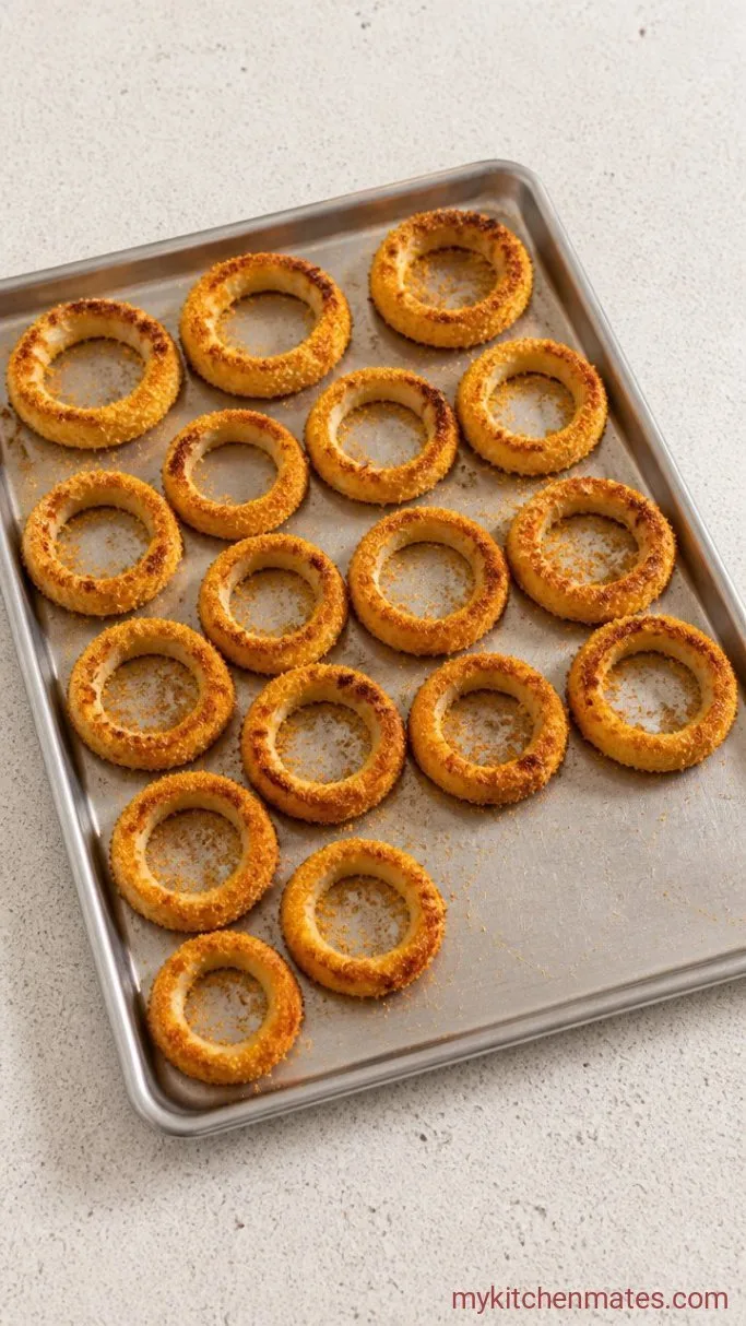 Step 4: Bake the Onion Rings