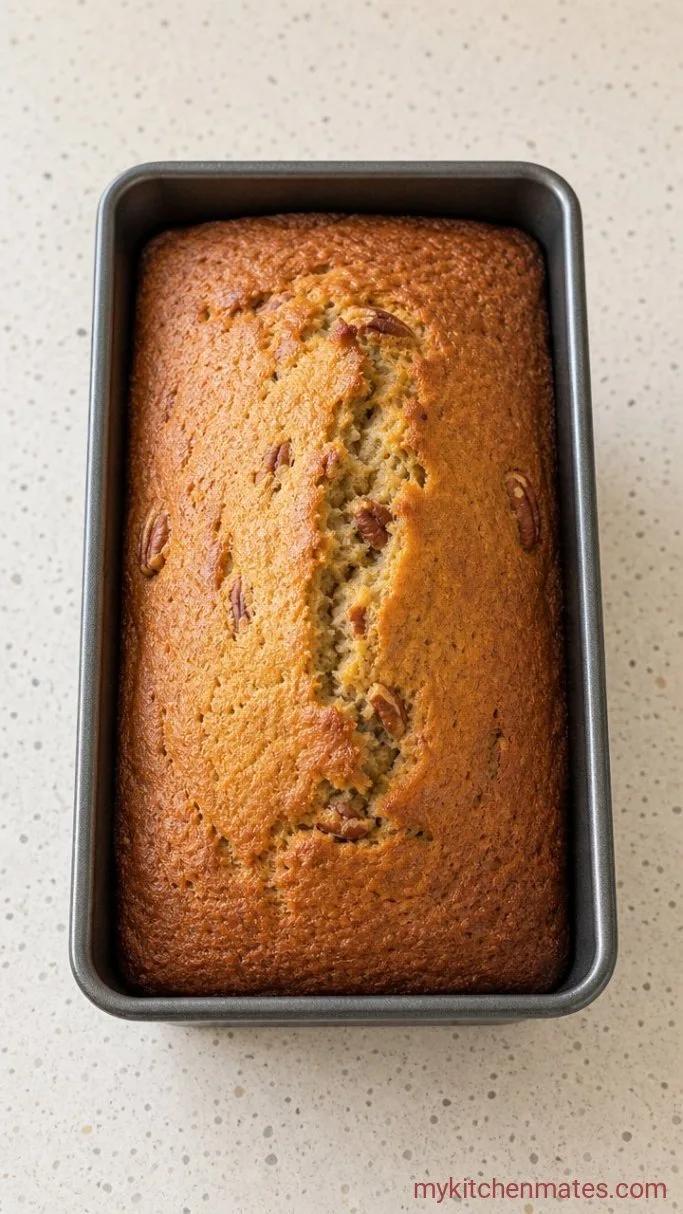 Pineapple Pecan Cream Cheese Pound Cake Step 4: Bake the Pound Cake