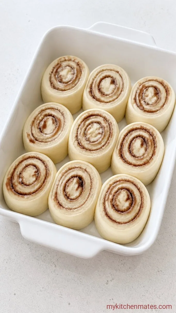 Chai-Spiced Cinnamon Rolls with Cardamom Glaze Step 4: Bake the Rolls