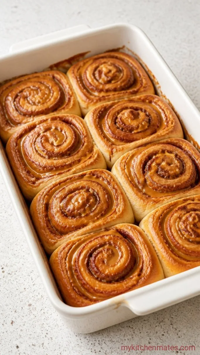 Peanut Butter Cinnamon Rolls with Cream Cheese Frosting Step 4: Bake the Rolls