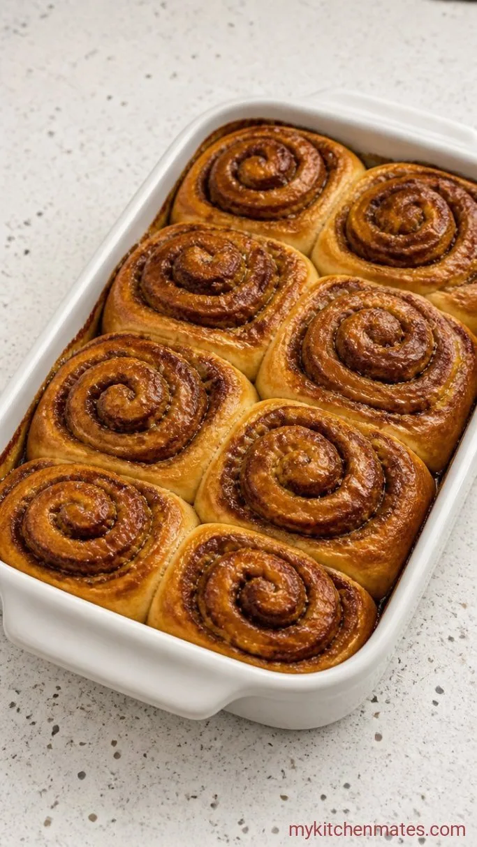 Sticky Apple Cider Cinnamon Rolls with Cider Glaze Step 4: Bake the Rolls