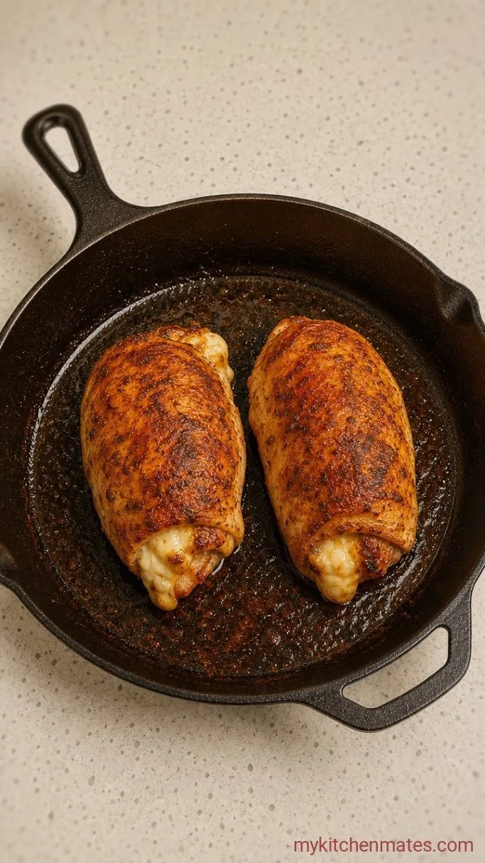 Cheesy Baked Asparagus Stuffed Chicken Breast Step 4: Bake the Stuffed Chicken