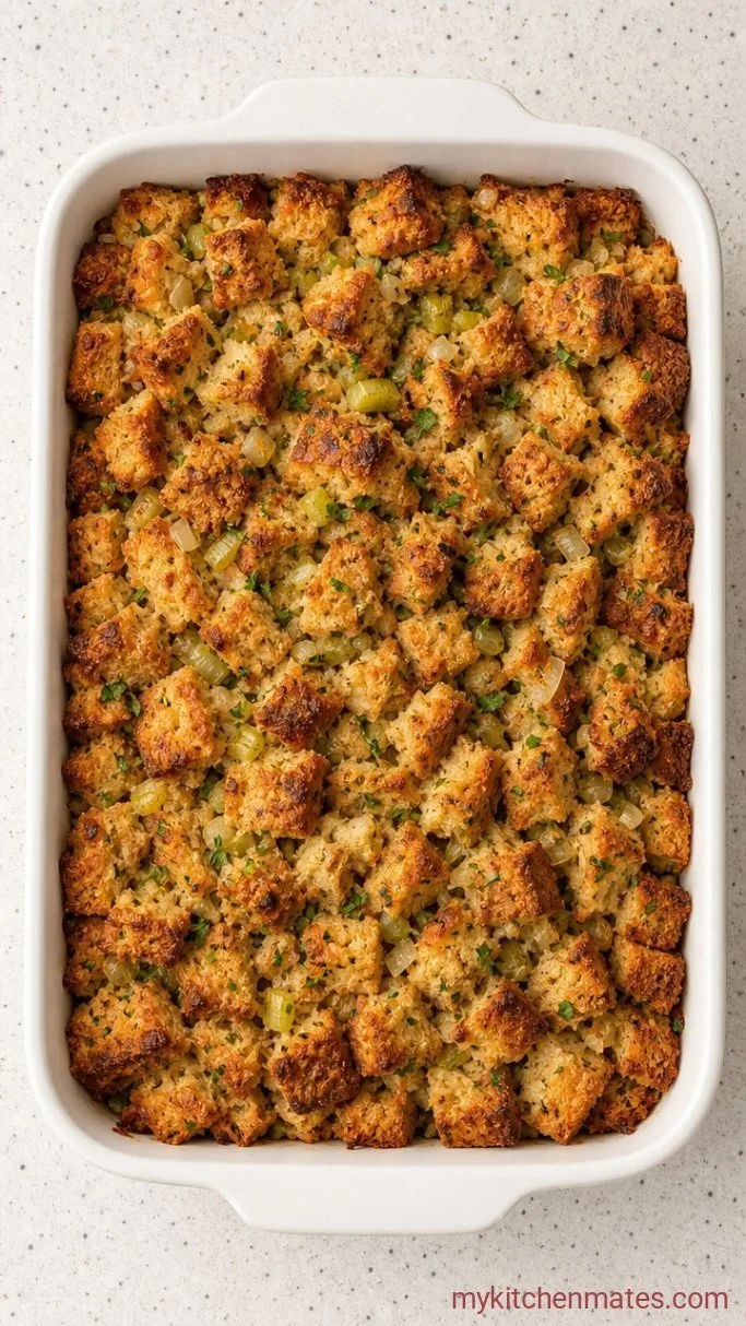 Gluten-Free Stuffing Step 4: Bake the Stuffing