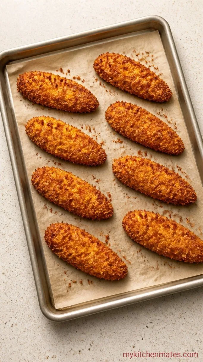 Crispy Baked Chicken Tenders (Ready in About 30 Minutes) Step 4: Bake the Tenders