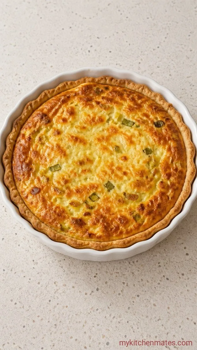 No-Fuss Leek and Gruyère Quiche Step 4: Bake to Set