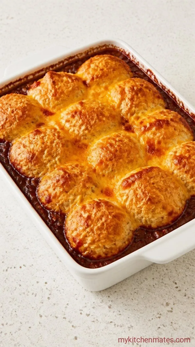 30-Minute One-Pan Sloppy Joe Casserole Step 4: Bake Until Bubbly and Golden