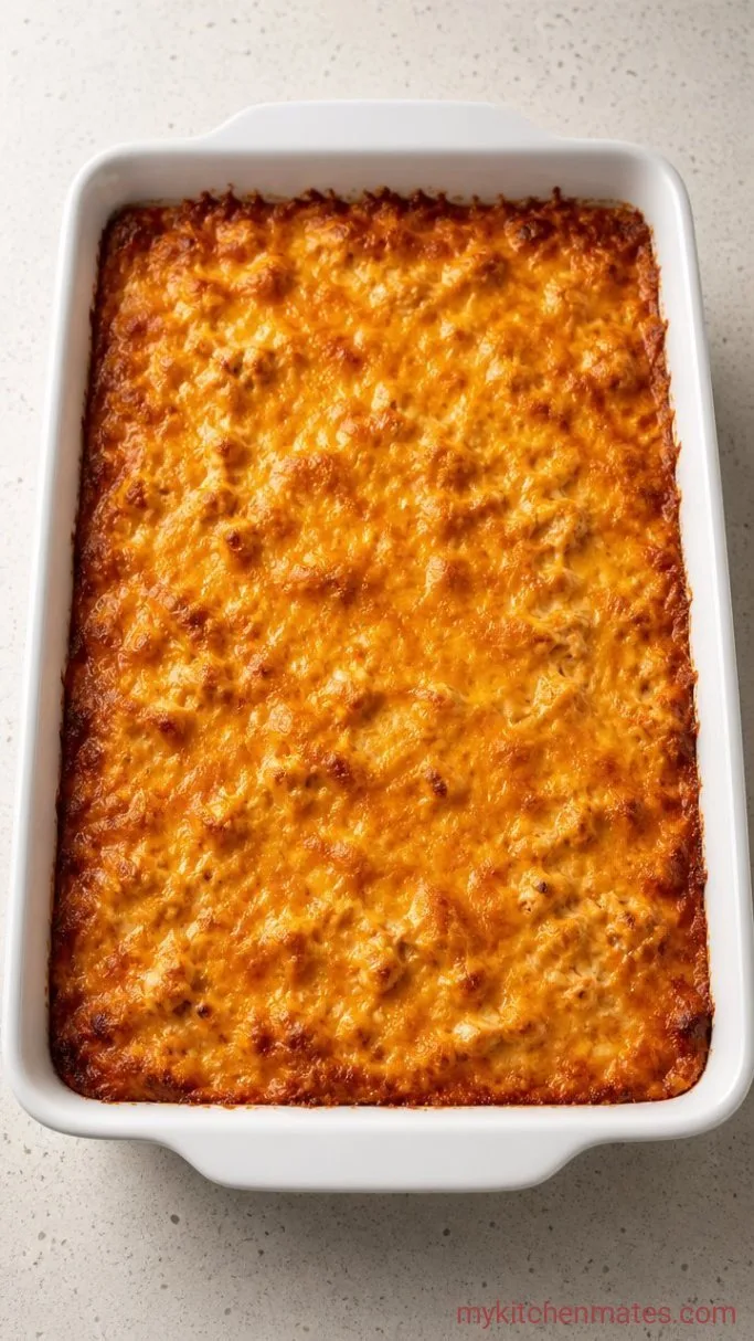 Easy Gluten Free Buffalo Chicken Dip Step 4: Bake Until Bubbly