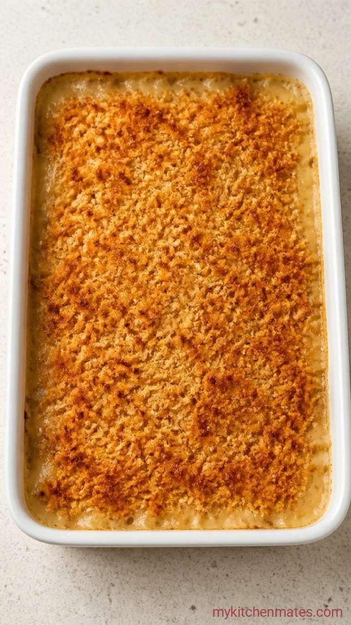 45-Minute Shredded Chicken Casserole Step 4: Bake Until Golden and Serve