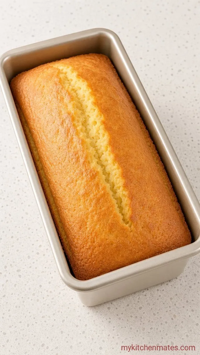 Moist Lemon Zest Cake with Tangy Lemon Glaze Step 4: Bake Until Golden