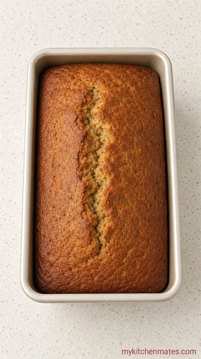 Moist Low Carb Banana Bread Step 4: Bake Until Golden