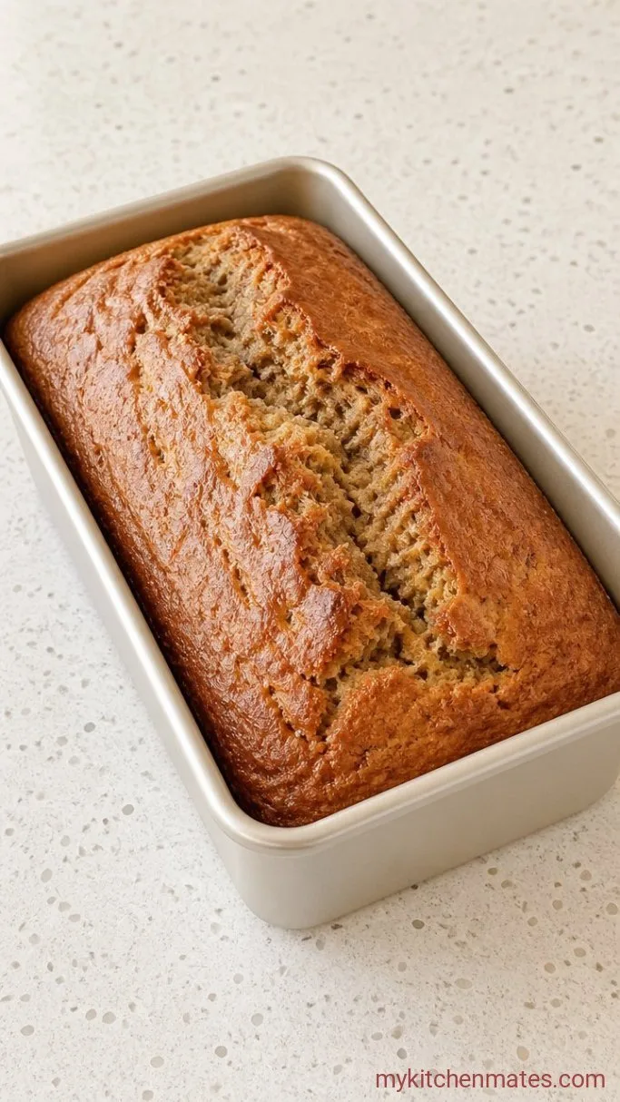 Quick Sourdough Banana Bread (No Wait, No Waste) Step 4: Bake Until Golden