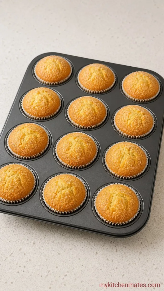 One-Bowl Lemon Muffins That Stay Tender for Days Step 4: Bake Until Golden