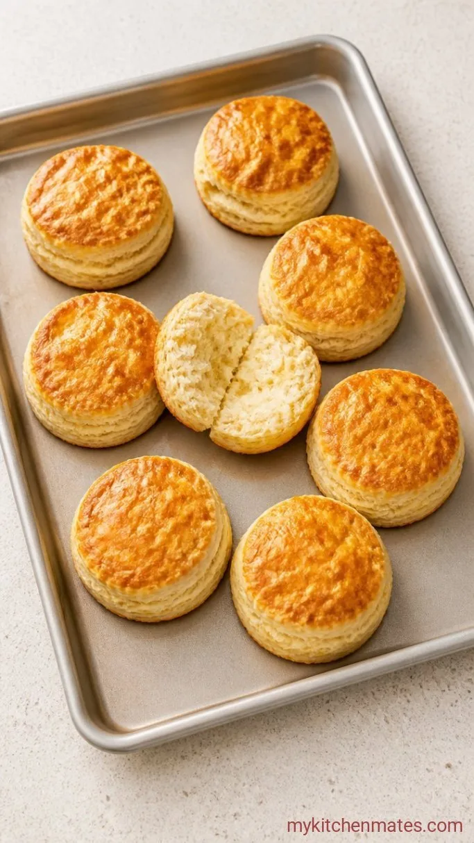 Fluffy Sour Cream Biscuits Step 4: Bake Until Golden