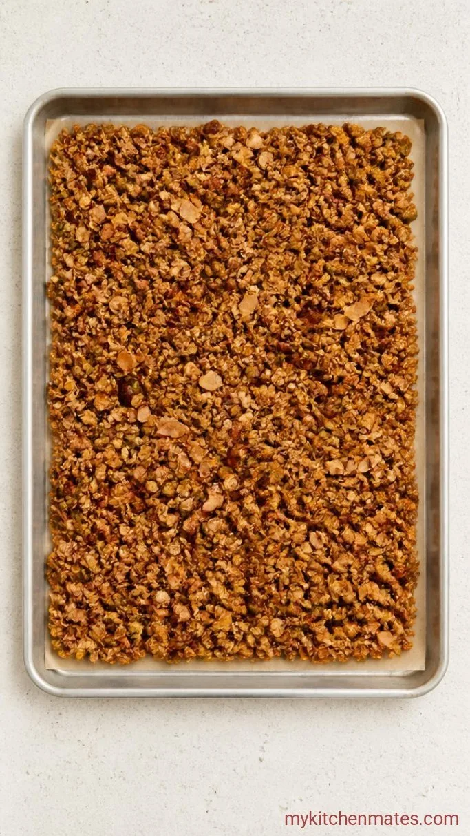 Homemade Ancient Grain Granola (Purely Elizabeth Copycat) Step 4: Bake Until Golden