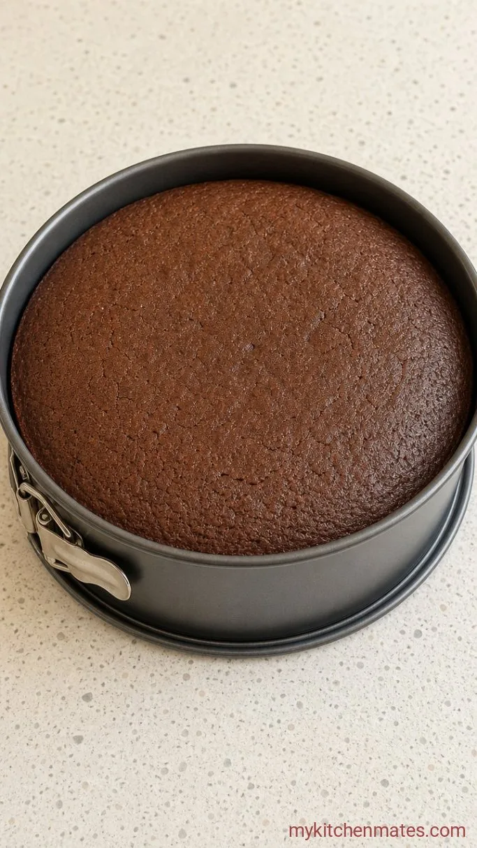3-Ingredient Flourless Chocolate Cake (So Rich, So Easy) Step 4: Bake Until Just Set