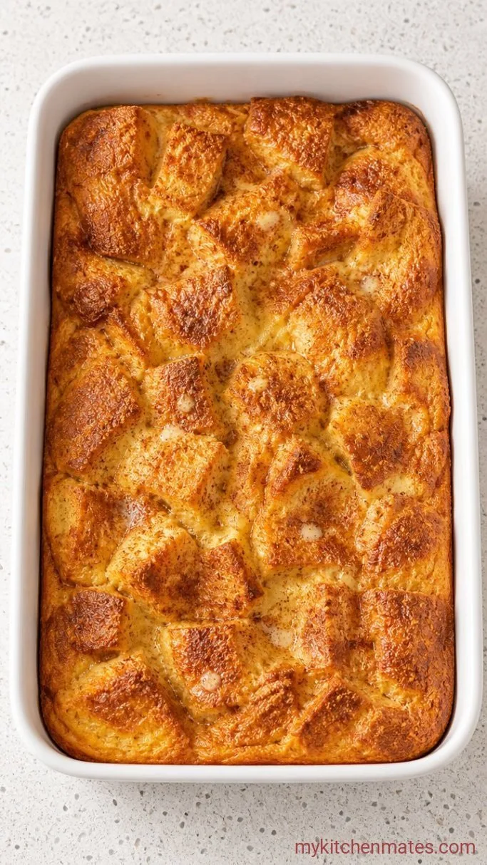 Make-Ahead Baked French Toast with Cinnamon and Maple Step 4: Bake Until Puffed and Golden