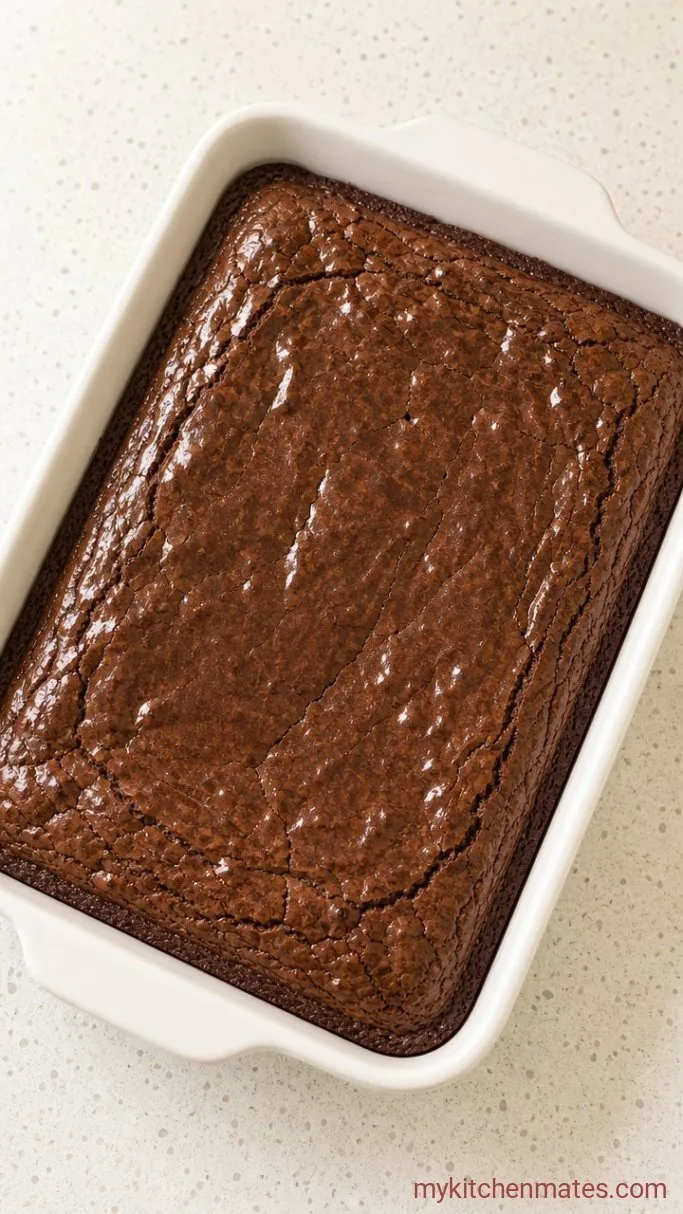 Chocolate Gooey Butter Cake Step 4: Bake Until the Center Jiggles
