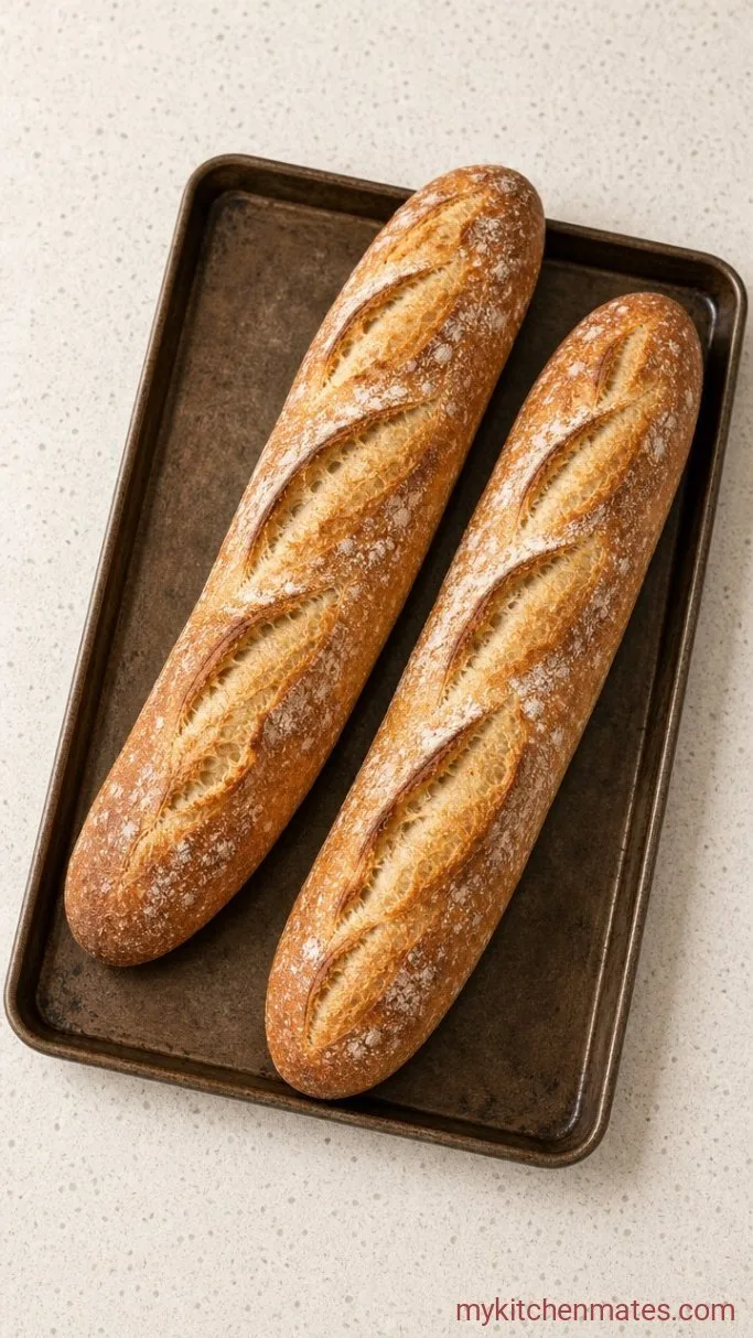 Gluten Free Baguette That's Light and Crusty Step 4: Bake with Steam