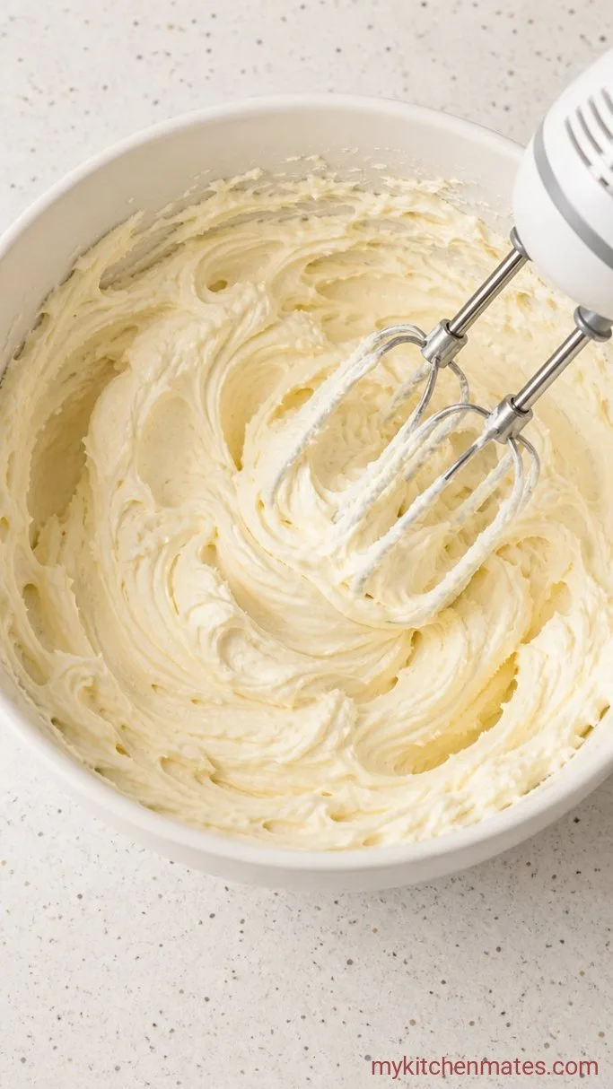 Step 4: Beat the Cream Cheese Frosting
