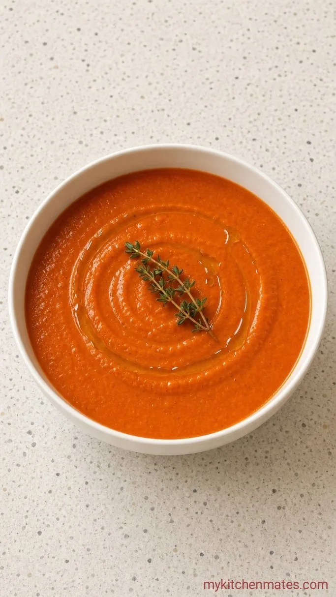 Roasted Vegetable Soup with Deep, Sweet Flavor Step 4: Blend and Finish the Soup