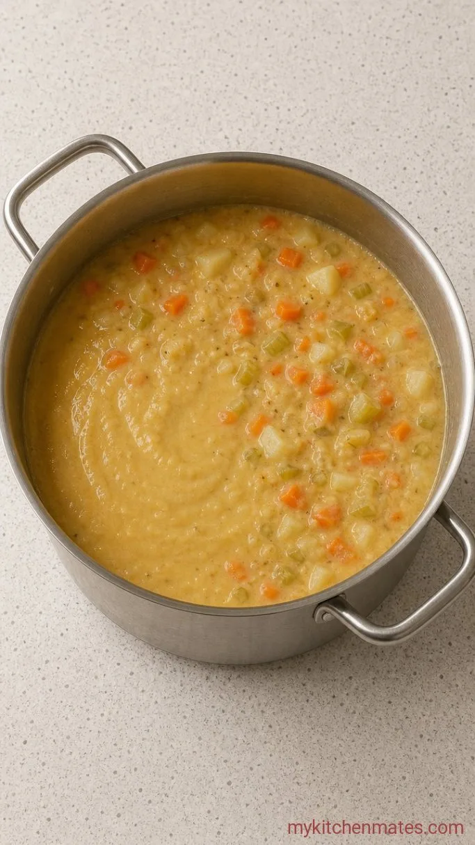Step 4: Blend Half the Soup