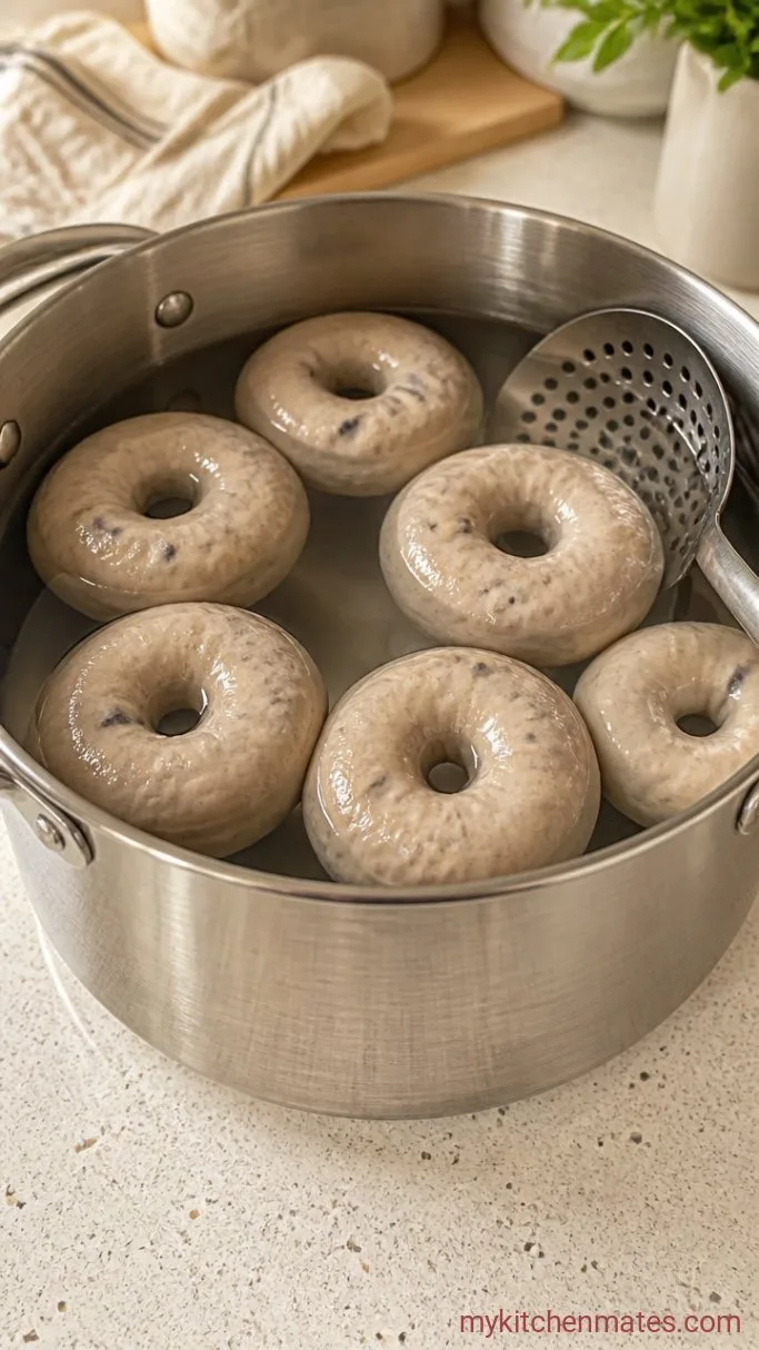 Step 4: Boil the Bagels