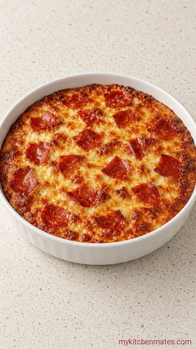 3-Ingredient Pepperoni Dip Step 4: Broil and Serve