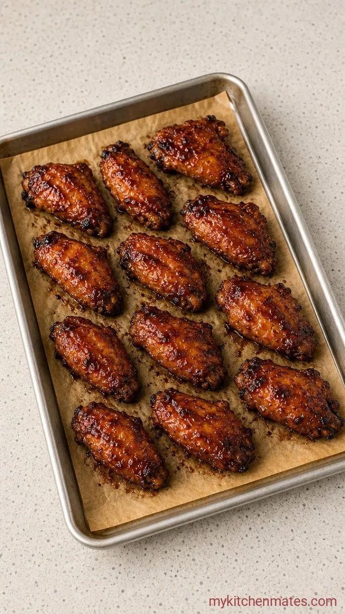 5-Ingredient Sticky Chicken Wing Marinade Step 4: Broil to Caramelize