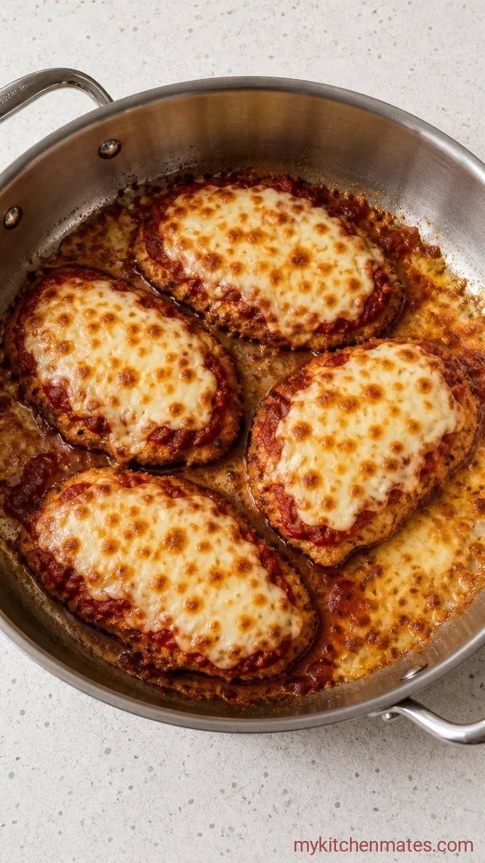 Step 4: Broil with Marinara and Mozzarella