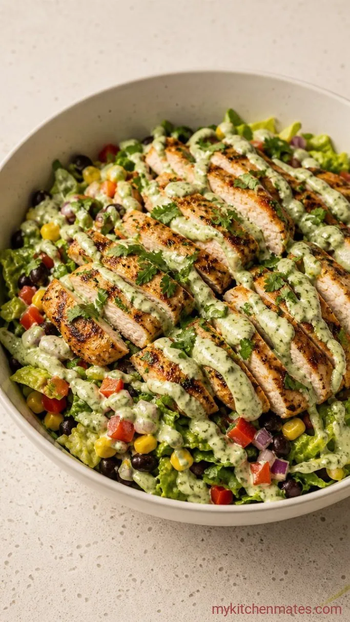 Step 4: Build the Bowls and Drizzle the Dressing