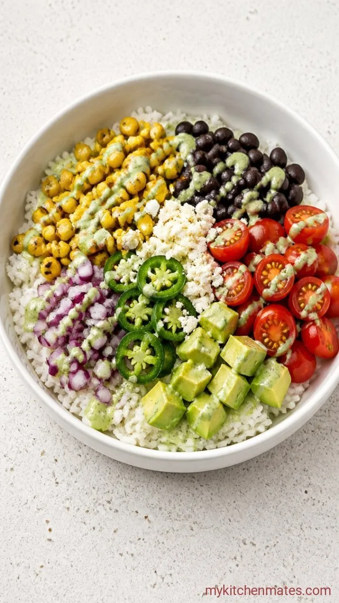 Quick Southwest Rice Bowls (Ready in 25 Minutes) Step 4: Build the Bowls