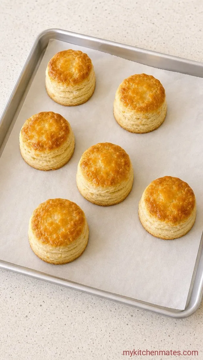 Quick 3-Ingredient Biscuits Step 4: Butter and Bake