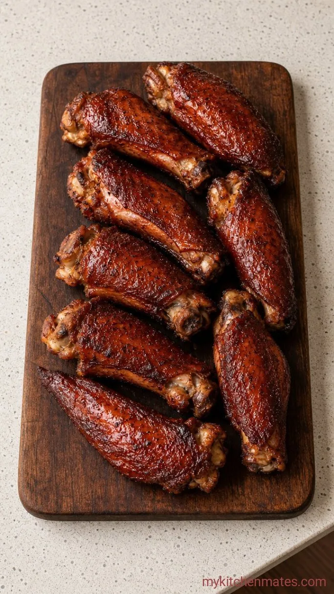 Smoky, Tender Smoked Turkey Wings with a Dry Rub Step 4: Carve and Serve