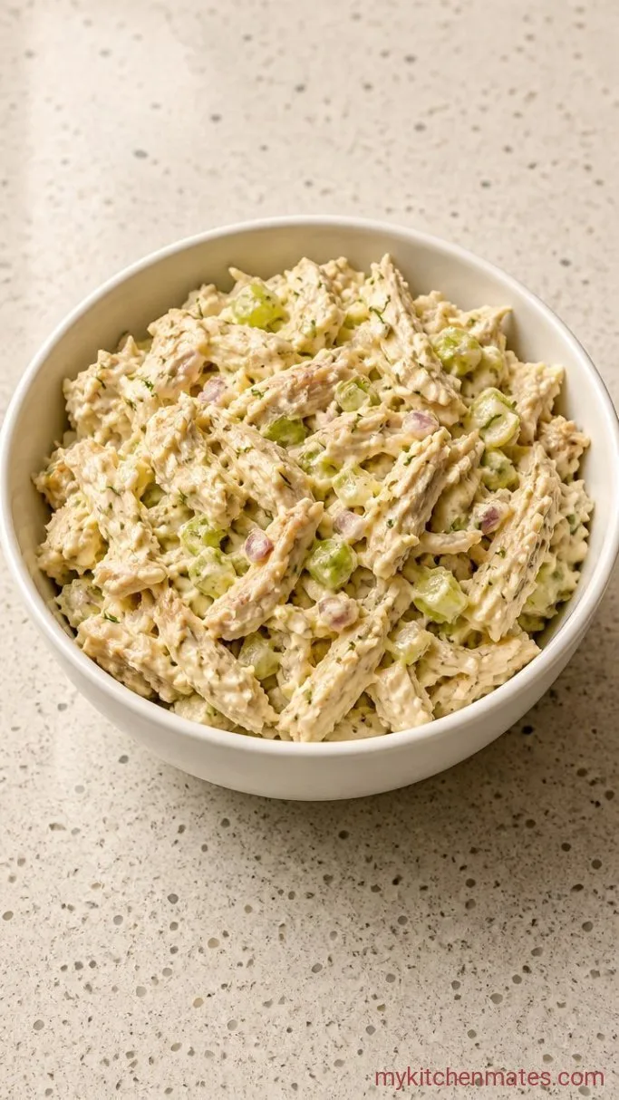 Quick Low Calorie Chicken Salad with Greek Yogurt Step 4: Chill and Serve