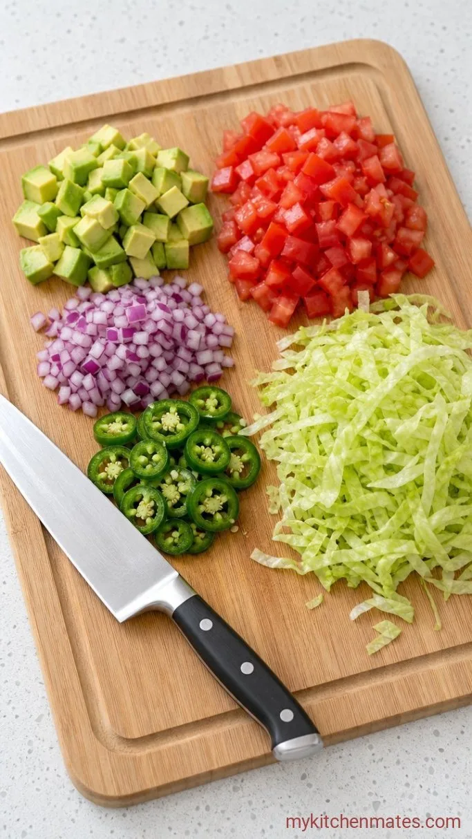Step 4: Chop the Fresh Toppings