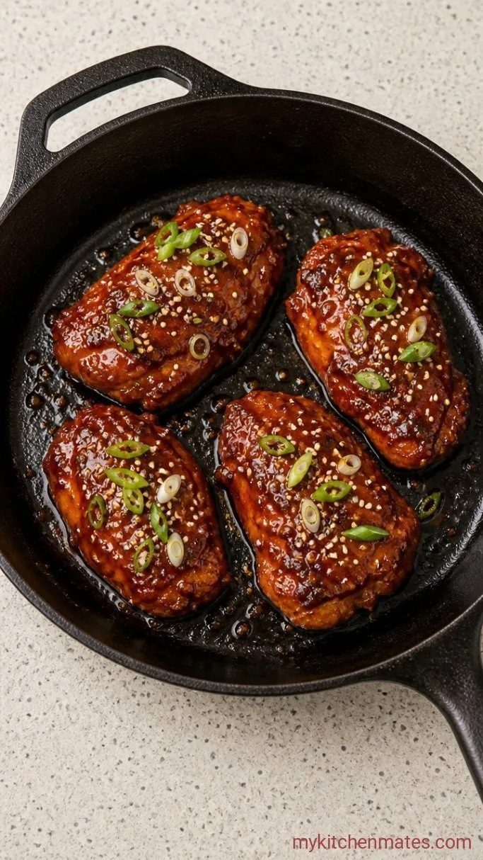20-Minute Sticky Sweet Chili Chicken Step 4: Coat and Serve