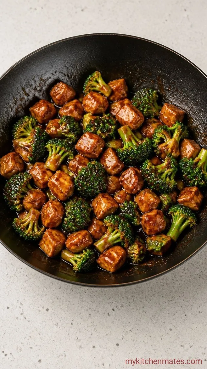 20-Minute Chicken Broccoli Stir Fry Step 4: Coat Everything with the Sauce