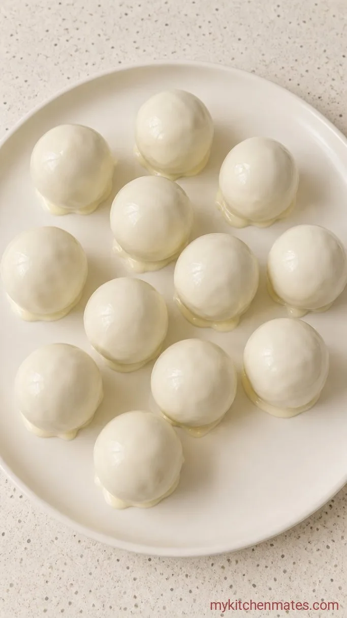 Step 4: Coat in White Chocolate