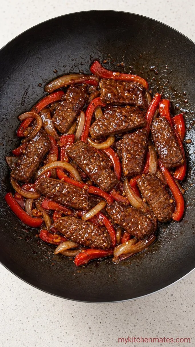 Step 4: Coat the Beef in Sauce