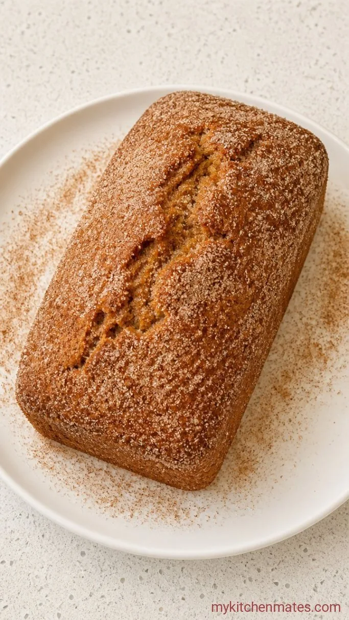 Snickerdoodle Pumpkin Bread with Cinnamon Sugar Crust Step 4: Coat with Cinnamon Sugar