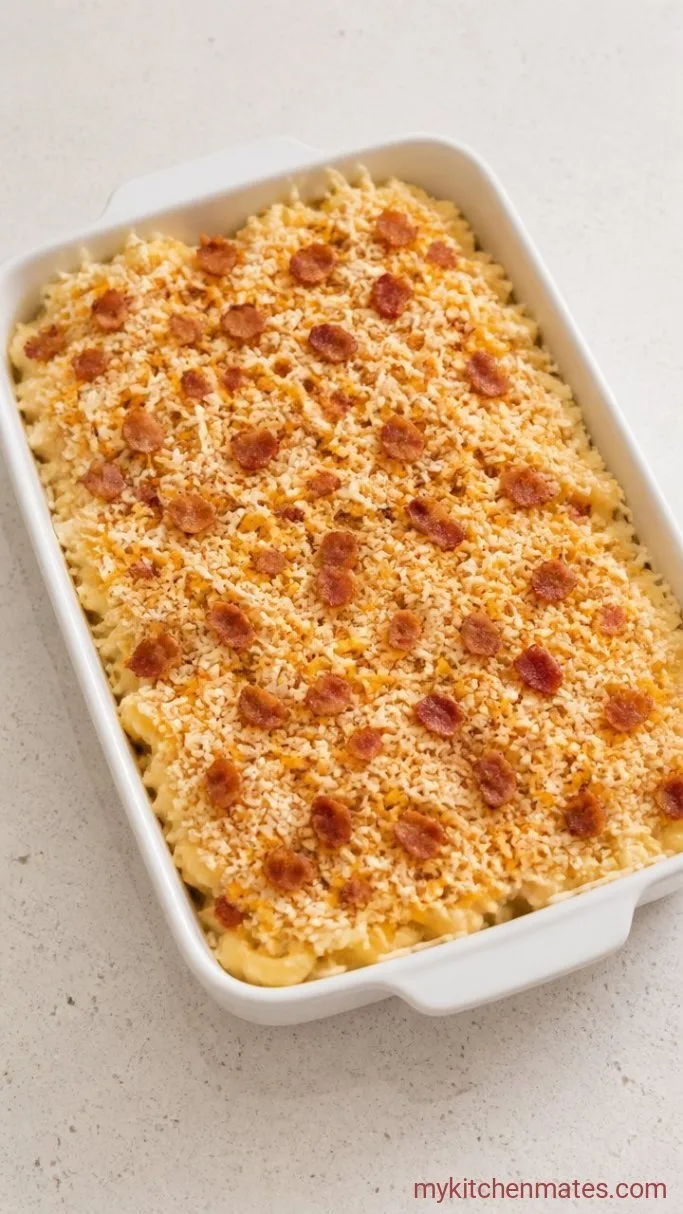 Crispy-Topped Loaded Mac and Cheese Step 4: Combine and Top